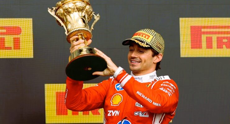 CHARLES LECLERC HAS WON THE BRITISH GRAND PRIX 2026!