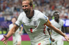 FIFA WORLD CUP :  ENGLAND VS DR CONGO – 01/07/2026  (PHOTO – “HARRY THE HERO” KANE CELEBRATES)
