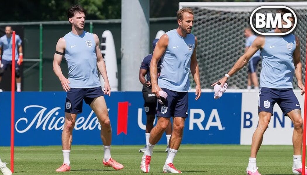 ENGLAND TRAIN AHEAD OF DR CONGO MATCH TONIGHT AT 5.00 P.M.