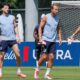 ENGLAND TRAIN AHEAD OF DR CONGO MATCH TONIGHT AT 5.00 P.M.