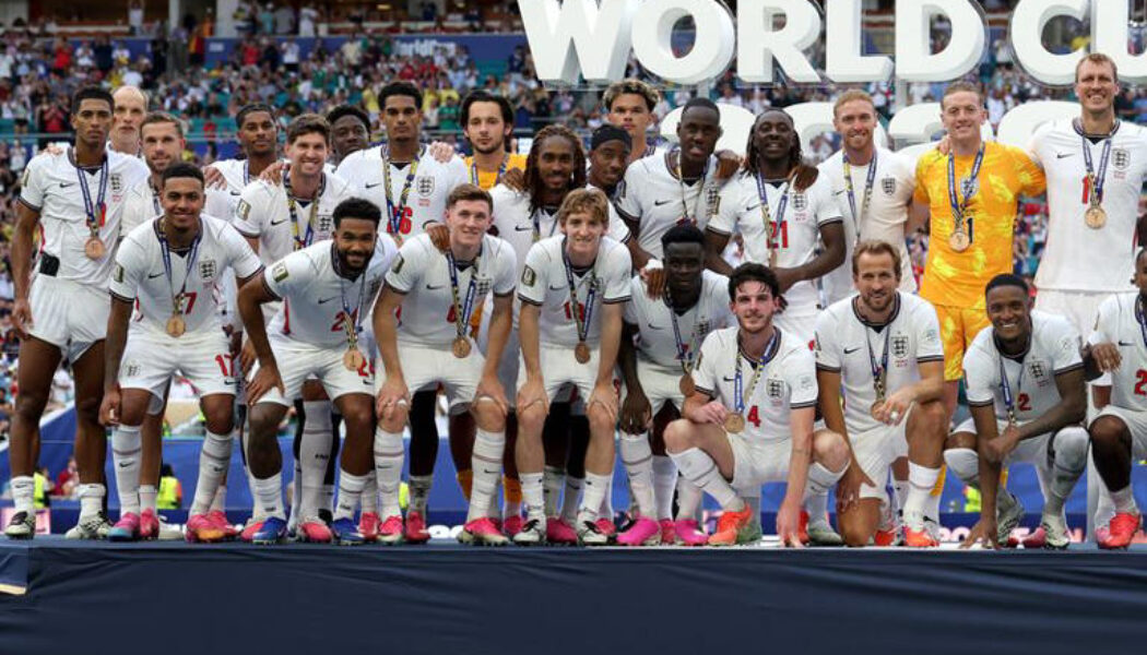 FIFA WORLD CUP 2026 : FRANCE VS ENGLAND – 18/07/2026  (PHOTO – ENGLAND HAVE SECURED THEIR BEST FIFA WORLD CUP FINISH IN 60 YEARS, WINNING BRONZE AFTER DEFEATING FRANCE)