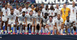 FIFA WORLD CUP 2026 : FRANCE VS ENGLAND – 18/07/2026  (PHOTO – ENGLAND HAVE SECURED THEIR BEST FIFA WORLD CUP FINISH IN 60 YEARS, WINNING BRONZE AFTER DEFEATING FRANCE)