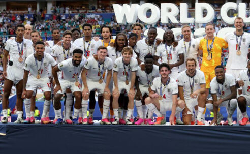 FIFA WORLD CUP 2026 : FRANCE VS ENGLAND – 18/07/2026  (PHOTO – ENGLAND HAVE SECURED THEIR BEST FIFA WORLD CUP FINISH IN 60 YEARS, WINNING BRONZE AFTER DEFEATING FRANCE)
