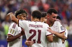 FIFA WORLD CUP 2026 :  FRANCE VS SPAIN – 14/07/2026  (PHOTO – MIKEL OYARZABEL AND SPAIN CELEBRATE)