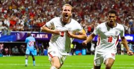 FIFA WORLD CUP :  ENGLAND VS DR CONGO – 01/07/2026  (PHOTO – “HARRY THE HERO” KANE CELEBRATES)