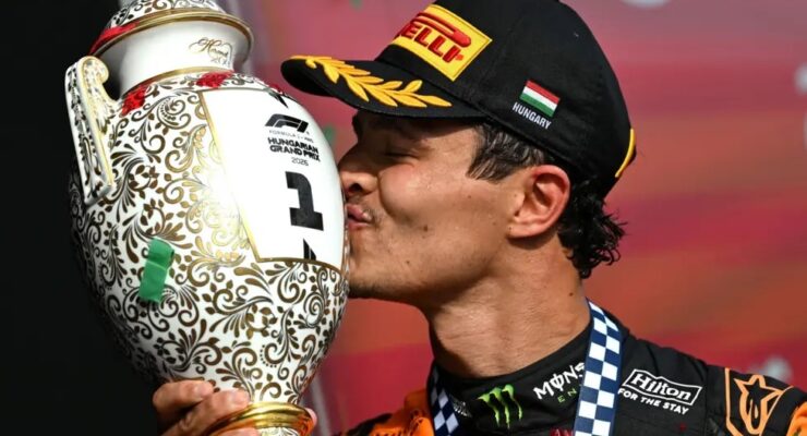 LANDO NORRIS WINS THE HUNGARIAN GRAND PRIX 2026