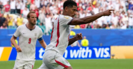 FIFA WORLD CUP : NORWAY VS ENGLAND – 11/07/2026 (PHOTO – JUDE BELLINGHAM CELEBRATES)