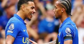 PREMIER LEAGUE : SUNDAY – 30/08/2026  (PHOTO – MORGAN ROGERS & JOAO PEDRO CELEBRATE)
