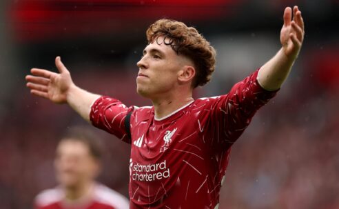 PREMIER LEAGUE : LIVERPOOL VS NOTTINGHAM FOREST – 29/08/2026  (PHOTO – VICTOR MUNOZ CELEBRATES)