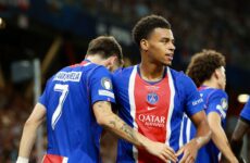 UEFA SUPER CUP : PARIS SAINT-GERMAIN VS ASTON VILLA – 12/08/2026 (PHOTO – DESIRE DOUE CELEBRATES)