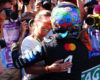 LANDO NORRIS TAKES POLE IN QUALIFYING IN MADRID!   (PHOTO – LANDO NORRIS CELEBRATES WITH HIS MUM CISCA AFTER HIS POLE WIN!)