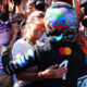 LANDO NORRIS TAKES POLE IN QUALIFYING IN MADRID!   (PHOTO – LANDO NORRIS CELEBRATES WITH HIS MUM CISCA AFTER HIS POLE WIN!)