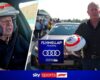 MARTIN BRUNDLE DRIVES AN AUDI RS5 AROUND THE MONZA GRAND PRIX RACE TRACK
