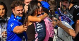 PIERRE GASLY TAKES POLE POSITION IN MONZA!  (PHOTO – PIERRE GASLY AND GIRLFRIEND KIKA CELEBRATE HIS POLE POSITION IN MONZA)