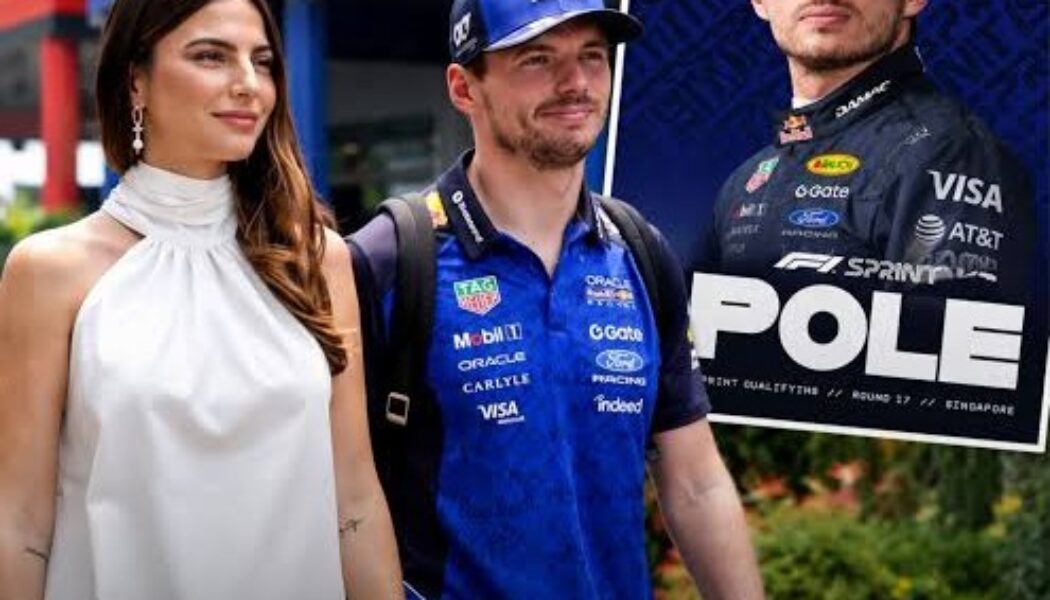 MAX VERSTAPPEN WINS SPRINT POLE IN SINGAPORE!