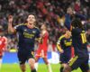 UEFA CHAMPIONS LEAGUE : WEDNESDAY – 22/10/2026  (PHOTO – DECLAN RICE CELEBRATES)