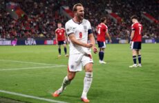 UEFA NATIONS LEAGUE : ENGLAND VS CZECHIA – 06/10/2026  (PHOTO – HARRY KANE CELEBRATES SCORING A BRACE)
