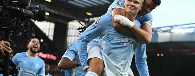 PREMIER LEAGUE : SUNDAY – 11/10/2026  (PHOTO – HAALAND AND MAN CITY CELEBRATE)
