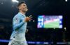 UEFA CHAMPIONS LEAGUE : TUESDAY – 20/10/2026 (PHOTO – PHIL FODEN CELEBRATES SCORING A HAT-TRICK FOR MAN CITY)