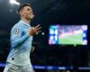 UEFA CHAMPIONS LEAGUE : TUESDAY – 20/10/2026 (PHOTO – PHIL FODEN CELEBRATES SCORING A HAT-TRICK FOR MAN CITY)