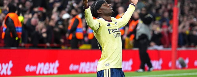 PREMIER LEAGUE : SUNDAY – 18/10/2026  (PHOTO – NONI MADUEKE CELEBRATES)