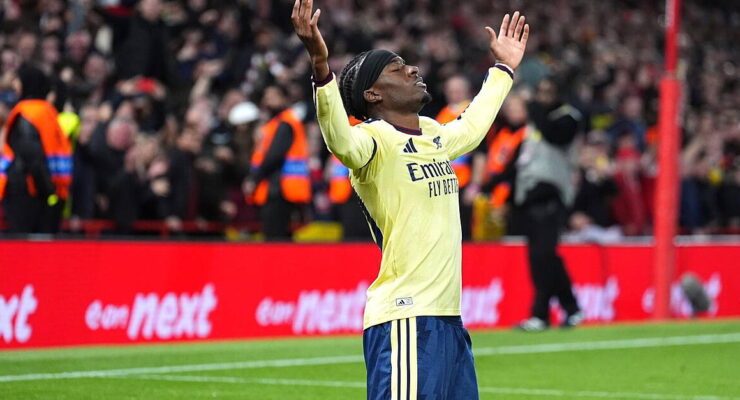 PREMIER LEAGUE : SUNDAY – 18/10/2026  (PHOTO – NONI MADUEKE CELEBRATES)