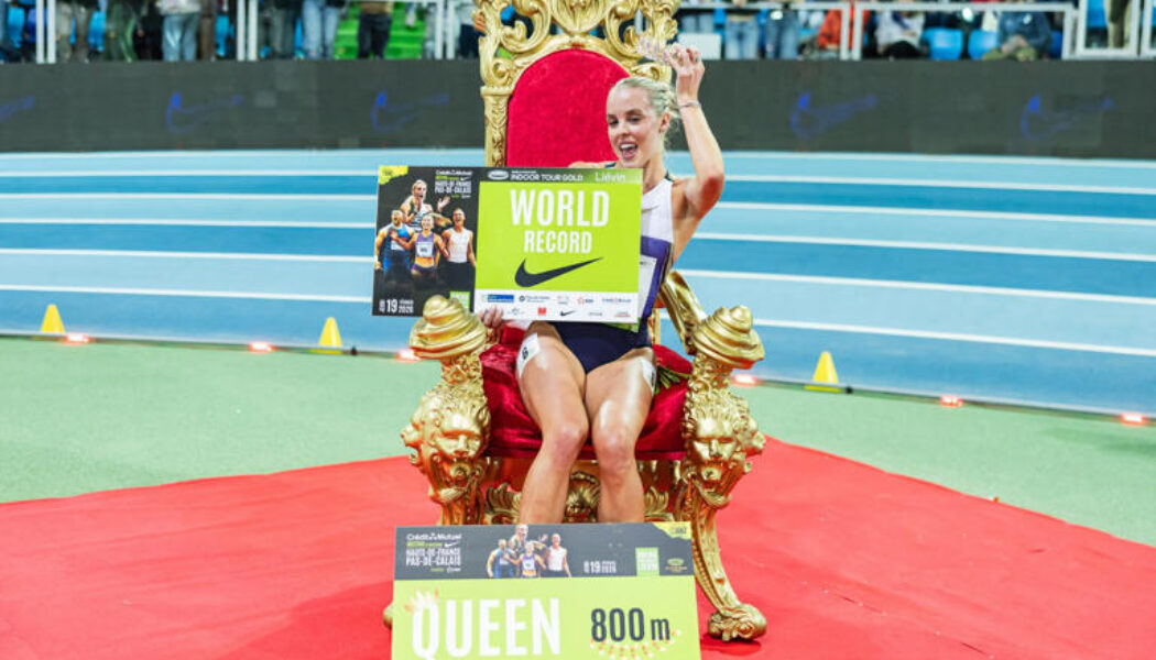 KEELY HODGKINSON WINS GOLD IN 800M