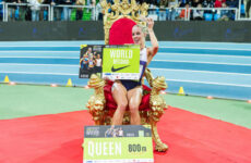 KEELY HODGKINSON WINS GOLD IN 800M