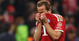 UEFA CHAMPIONS LEAGUE : BAYERN MUNICH VS PSG – 06/05/2026  (PHOTO – HARRY KANE WAS EMOTIONAL AT THE END OF THE MATCH)
