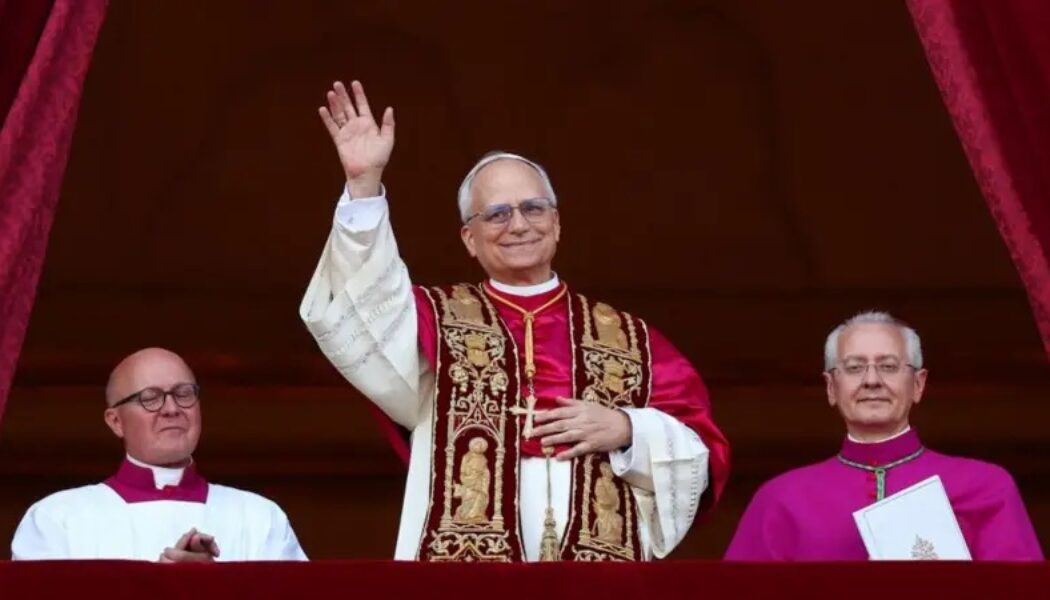 POPE LEO XIV GIVES HIS FIRST HOLY MASS