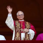 POPE LEO XIV GIVES HIS FIRST HOLY MASS