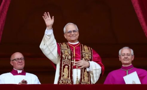 POPE LEO XIV DELIVERS HIS FIRST EASTER ADDRESS AT THE VATICAN