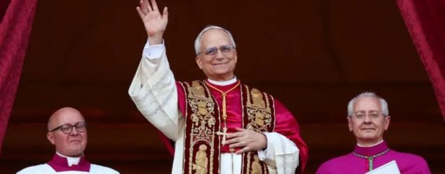 POPE LEO XIV DELIVERS HIS FIRST EASTER ADDRESS AT THE VATICAN