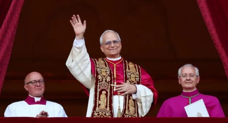 POPE LEO XIV DELIVERS HIS FIRST EASTER ADDRESS AT THE VATICAN